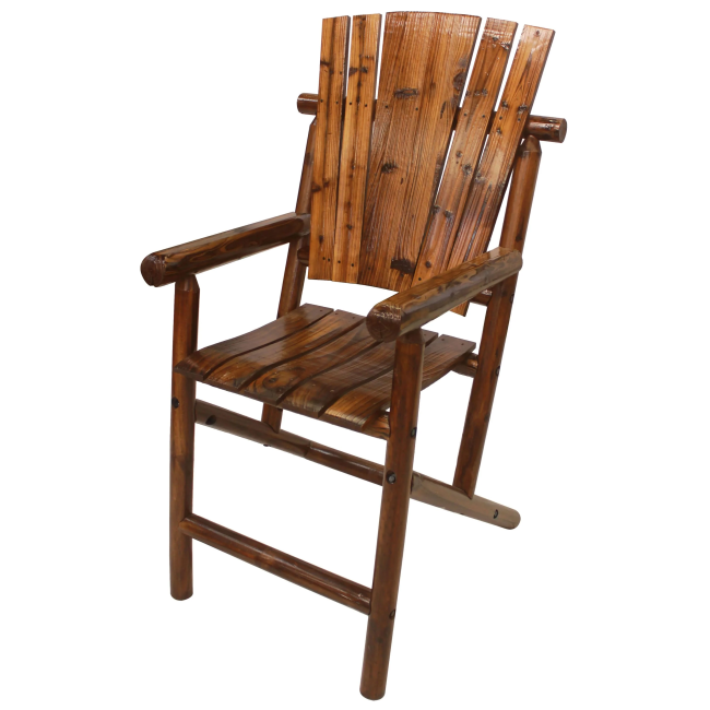 Char-log Bar Arm Chair