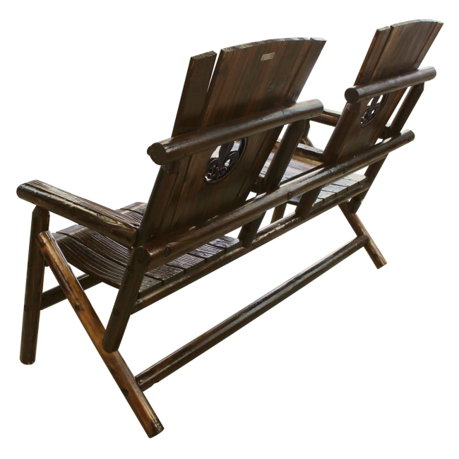 Char-Log FDL Medallion Double Chair with Tray - For Pickup ONLY (Excluding Wholesale Orders)