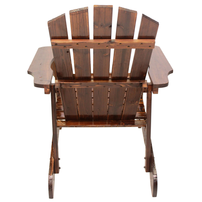 Charred Adirondack Chair