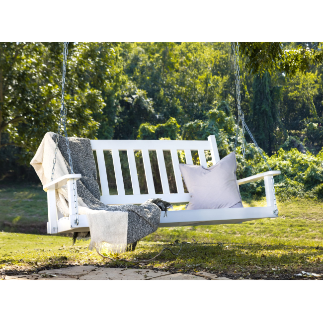 Heartland White Porch Swing