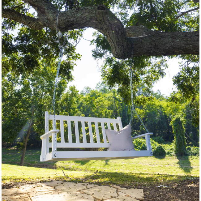 Heartland White Porch Swing