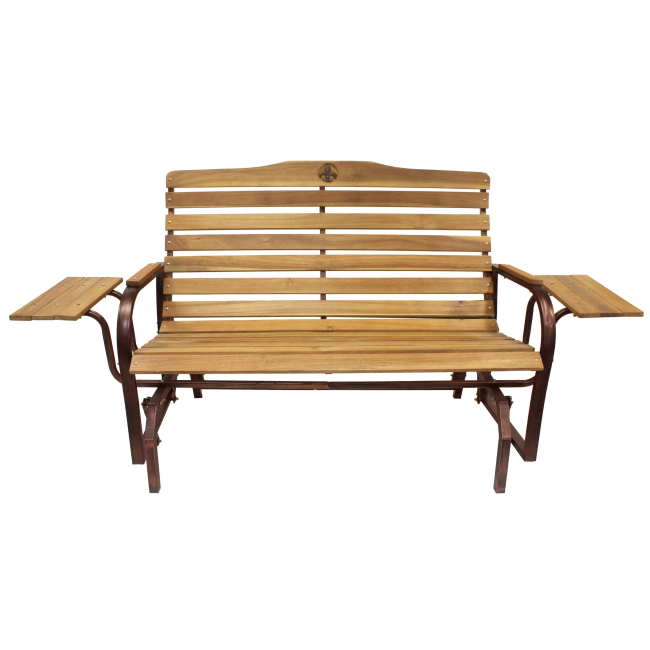 Iron Grove Fleur-de-lis Double Glider