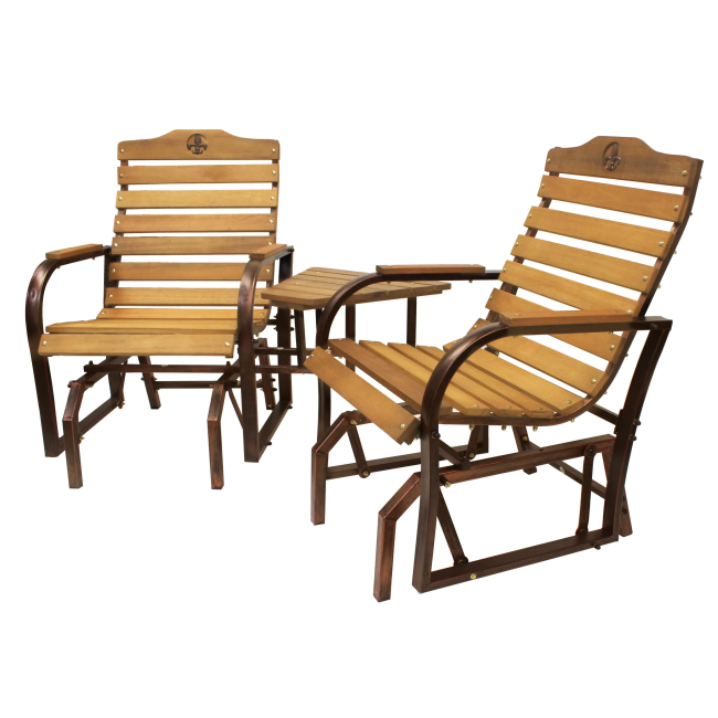 Iron Grove Fleur-de-lis Tête-à-tête Glider - For Pickup ONLY (Excluding Wholesale Orders)