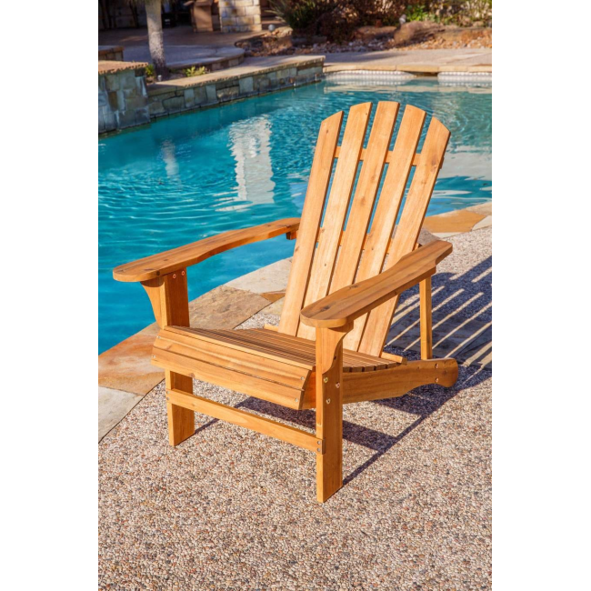 Natural Adirondack Chair
