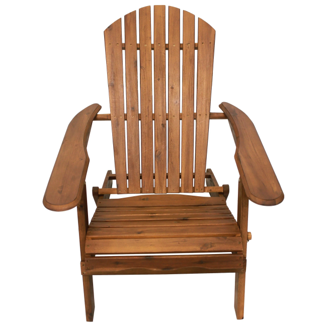 Natural Folding Adirondack Chair