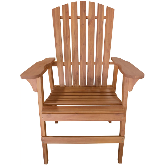 Over-Sized Natural Adirondack Chair
