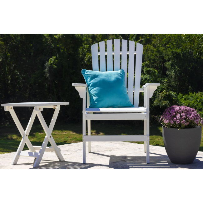 Over-Sized White Adirondack Chair