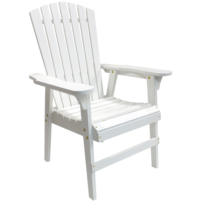 Over-Sized White Adirondack Chair