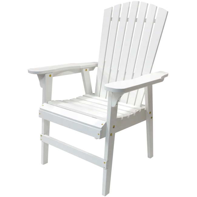 Over-Sized White Adirondack Chair