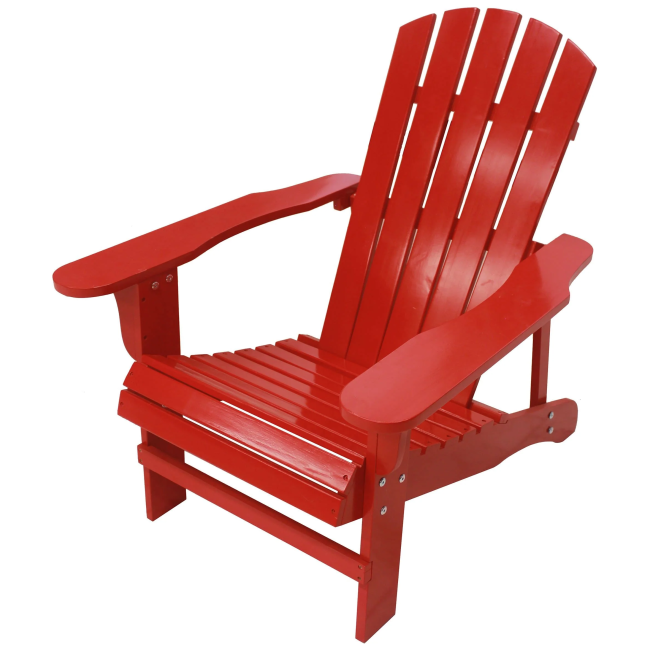 Red Adirondack Chair