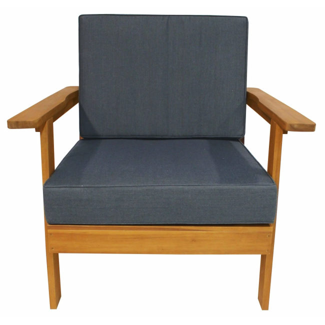 Rustic Sofa Armchair with Cushions