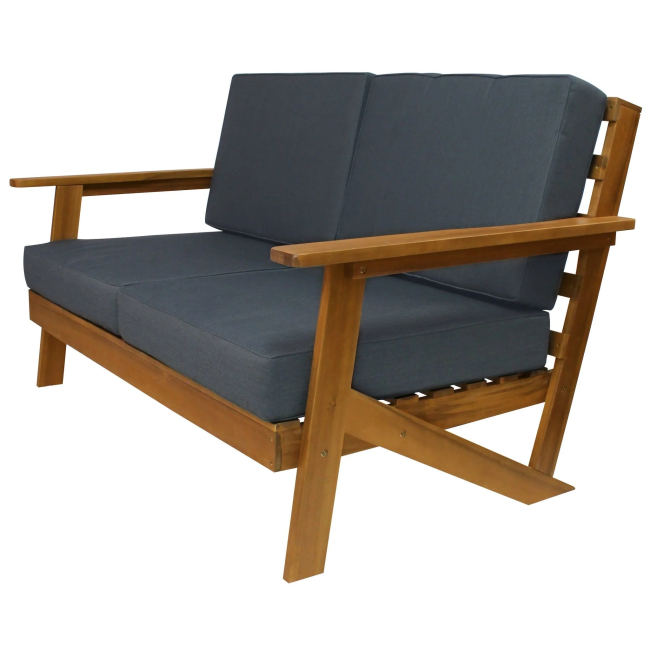 Sequoia Rustic Sofa Bench with Cushions - For Pickup ONLY (Excluding Wholesale Orders)
