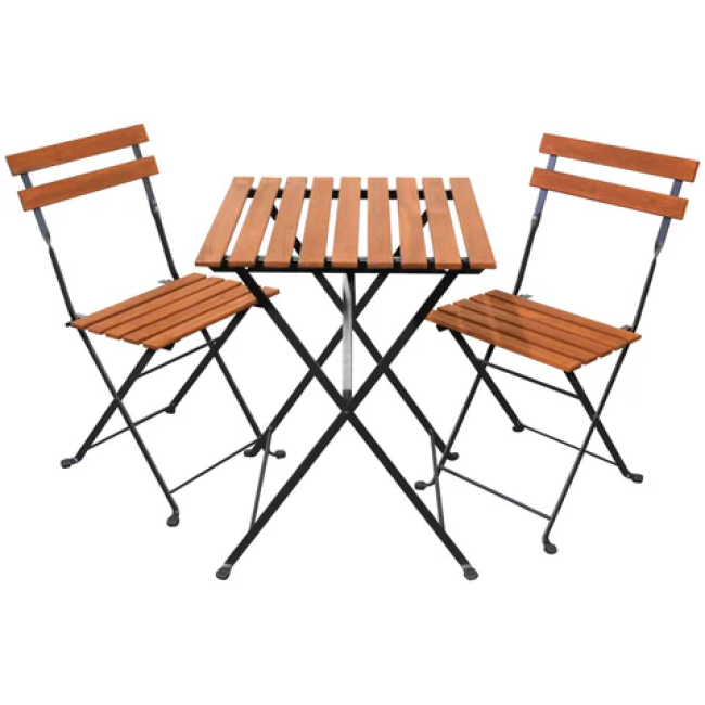 Sequoia Slatted Bistro Set