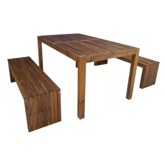 Sequoia Slatted Picnic Set - For Pickup ONLY (Excluding Wholesale Orders)