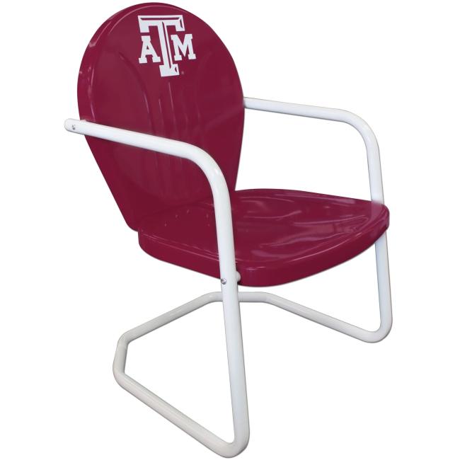 Texas A&M Retro Metal Chair