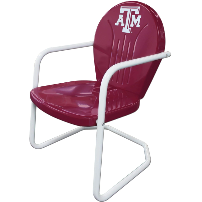 Texas A&M Retro Metal Chair