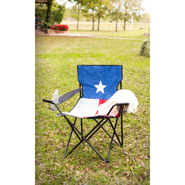 Texas Flag Folding Lawn Chair