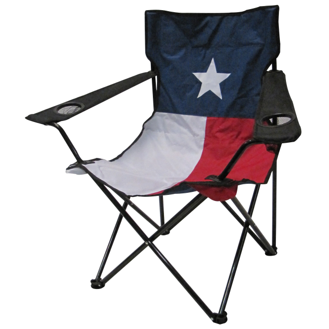Texas Flag Folding Lawn Chair