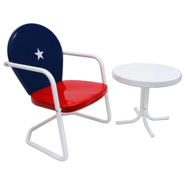 Texas Retro Metal Chair