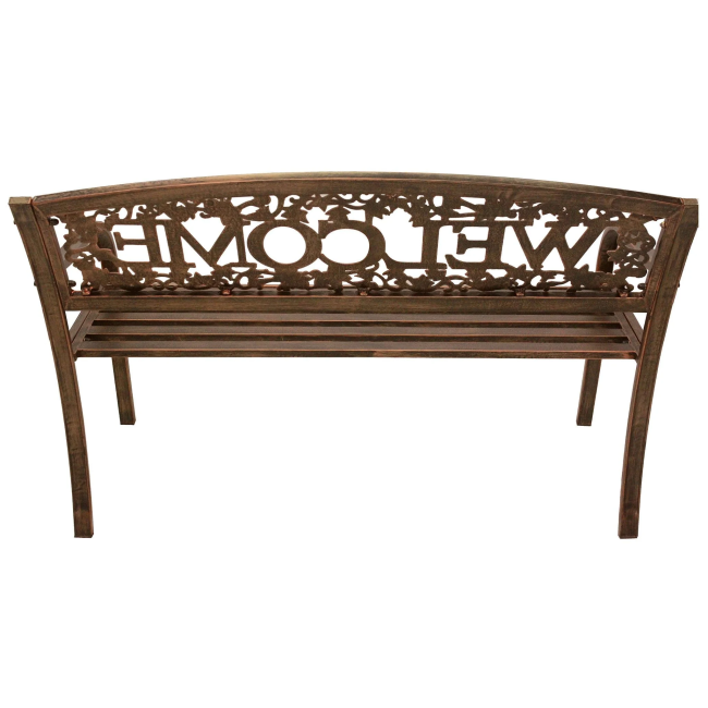 Welcome Metal Bench
