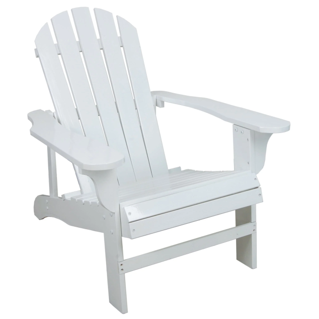 White Adirondack Chair