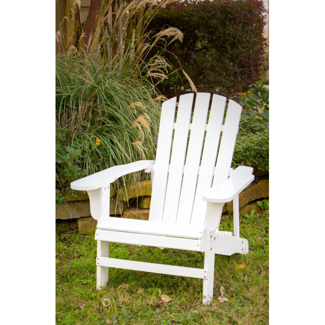White Adirondack Chair