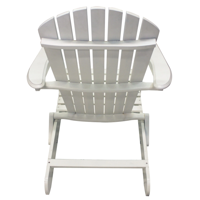 White Folding Adirondack Chair