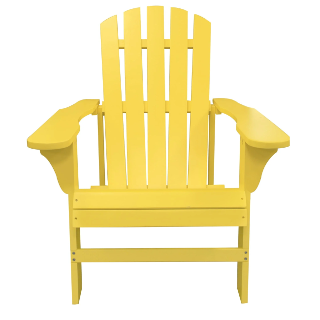 Yellow Adirondack Chair