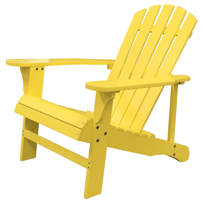 Yellow Adirondack Chair