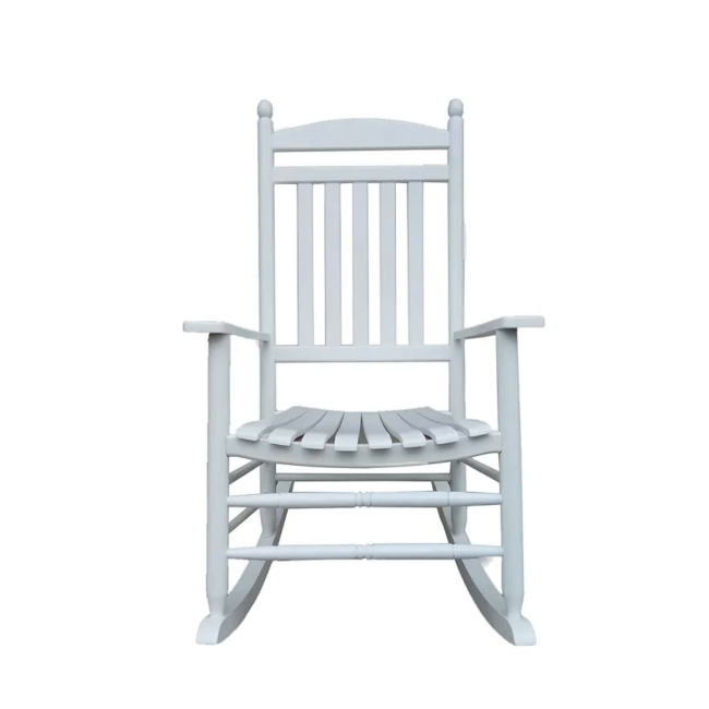 MODERN WHITE ROCK CHAIR 2