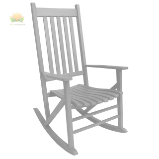 Heartland White 5 Slat Classic Rocker