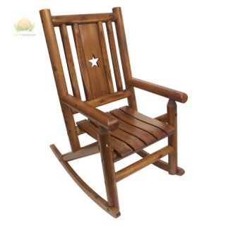 Amber-Log Star Porch Rocker