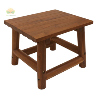 Amber-Log End Table