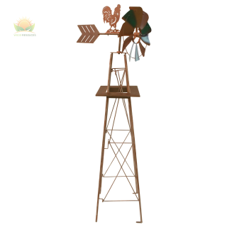 6 ft. Easy Fold Metal Windmill - For Pickup ONLY