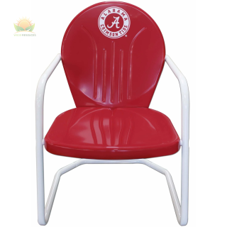 Alabama Crimson Tide Retro Metal Chair