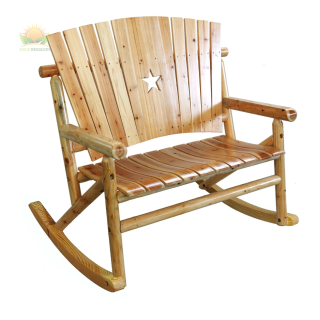 Aspen Fleur-de-lis Medallion Double Rocker
