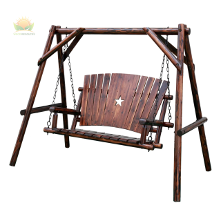 Char-Log 4 ft. Porch Swing with Frame - For Pickup ONLY (Excluding Wholesale Orders)