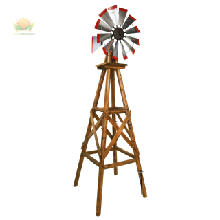 Char-Log Red-Tipped Windmill