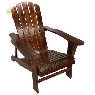 Charred Adirondack Chair