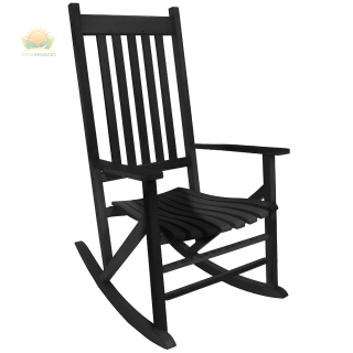 Heartland Black 5 Slat Classic Rocker