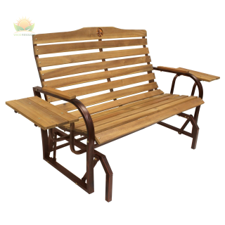 Iron Grove Fleur-de-lis Double Glider