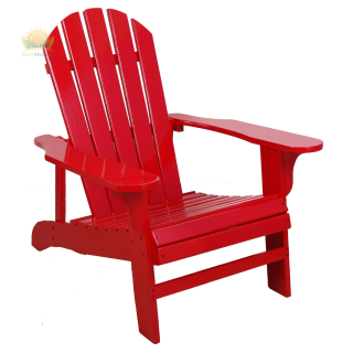 Red Adirondack Chair