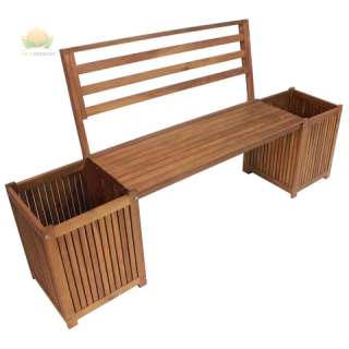 Sequoia Planters Bench