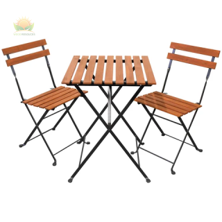 Sequoia Slatted Bistro Set