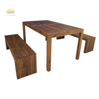 Sequoia Slatted Picnic Set - For Pickup ONLY (Excluding Wholesale Orders)