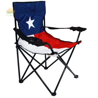 Texas Flag Folding Lawn Chair