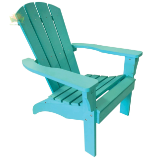 Turquoise Poly Resin Adirondack Chair
