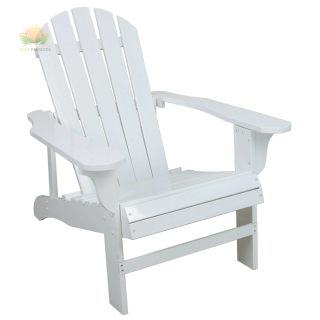 White Adirondack Chair